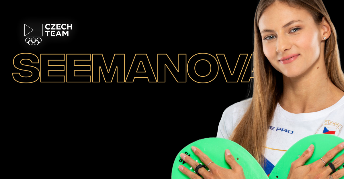 Chopping the pool: Barbora Seemanová is already heading to her third Olympics