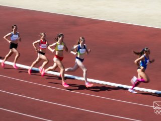 ODM 2024 - Atletika - 800 m - starší žákyně - Kunclová Mariana, Charvátová Natálie, Formanová Veronika