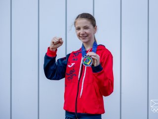 Viktorie Chmelárová - Karate - kumite team - 2. místo