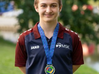Jakub Vaněk - 1.místo - paraplavání