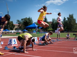 ODM 2024 - Atletika - 60 metrů - starší žáci - Michal Martinka, Pötzl Jan, Fál Josef, Královec Josef