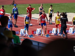 ODM 2024 - Atletika - 60 m - mladší žáci - Weis Nathaniel, Vrbka Jan, Škvára Daniel, Beneš Marek, Novotný Štěpán