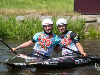 ODM 2024 Jihočeský kraj - Vodní slalom - Slalom - C1 / Starší žákyně - Alžběta Vencová společně s Barborou Ondráčkovou