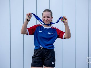 Elen Galetková (MSK) - stolní tenis - smíšená čtyřhra - ml.žactvo (3. místo), čtyřhra - ml. žákyně (3. místo)