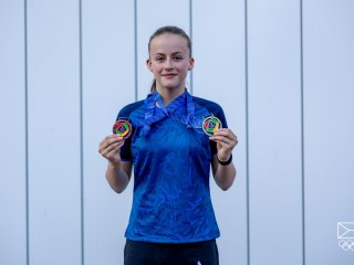 Ester Vyskočilová - Stolní tenis - dvouhra (3. místo), čtyřhra (1. místo)