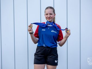 Elen Galetková (MSK) - stolní tenis - smíšená čtyřhra - ml.žactvo (3. místo), čtyřhra - ml. žákyně (3. místo)