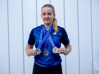 Tereza Kovaříčková (KHK) - stolní tenis - smíšená čtyřhra - st .žactvo (1.místo), dvouhra - st. žákyně (2.místo), čtyřhra - st. žákyně (2.místo)