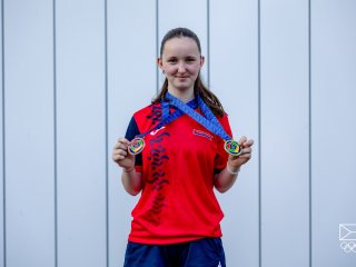 Laura Maršíčková (SCK) - stolní tenis - smíšená čtyřhra - st. žactvo (3.místo), čtyřhra - st. žákyně (1.místo)