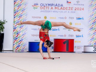 Moderní gymnastika - juniorky - Finále sestava s kuželi