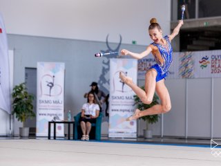 Moderní gymnastika - juniorky - Finále sestava s kuželi