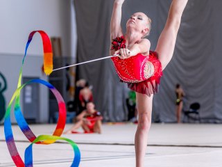 Moderní gymnastika - juniorky - Finále sestava se stuhou